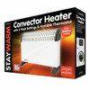 Lloytron Staywarm 2000w Convector Heater Variable Thermostat 3 Heat Setting