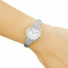 Timex T2H371 Women Easy Reader Watch Analouge Display Expander Band Silver NEW