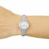 Timex T2H371 Women Easy Reader Watch Analouge Display Expander Band Silver NEW