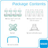 MAM Easy Start Self Sterilising Anti Colic Newborn Starter Set - Blue