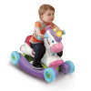 VTech Rock and Ride Unicorn Baby Ride On Toy, Interactive Baby Musical Toy with Learning and Sound Features, First Steps Walking Support for Babies & Toddlers from 18 Months