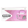 Groov-e Original Boombox Portable CD Player with AM/FM Radio LED Display - Pink