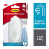 3M Command Bathroom Large Towel Hook with Water Resistant Strips│1pk│BATH17-ES