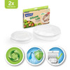 Bacofoil Medium Reusable Durable Silicone Lids│Stretchable & Airtight│15cm, 20cm