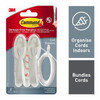 3M Command Cord Indoor Bundlers for Hanging Cables, Wire & Cords Damage Free