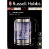Russell Hobbs 21600-10 UK NO.1 Illuminating Glass Kettle 1.7 Litre 3000 Watt Blk
