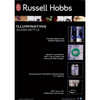 Russell Hobbs 21600-10 UK NO.1 Illuminating Glass Kettle 1.7 Litre 3000 Watt Blk