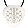 Q-Link SRT-3 White Flower of Life Pendant
