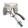 Kingfisher 6 Dial Chrome Hose Water Spray Gun Outdoor Garden Use Non-Slip Handle