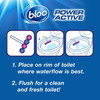 Bloo Power Toilet Rim Block with Extra Freshness & Active Flowers Scent 50g