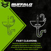 Buffalo Professional Premium Cup Plunger Kitchen & Bathroom Drains Orange 15cm