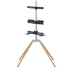 One For All WM7476 Quadpod Universal TV Stand suitable TV's 32-70 inch - Light