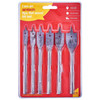 Amtech F1400 6 Piece metric flat wood bit set