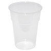 Caroline 12 Clear Plastic Cups 1pt - 1623