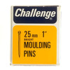 Challenge Bright Steel Moulding Pins (Veneer) 25mm 30g