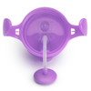 Munchkin Click Lock Tip & Sip Weighted Straw Cup Purple 207ml