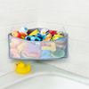 Munchkin High'n Dry Corner Bath Organiser with Suction Cups Toy Storage Solution
