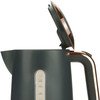 Kenwood Abbey Lux Jug Water Kettle│360° Swivel Base│3000W│1.7L│Dark Grey│InUK