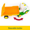 Tomy John Deere Farmin Friends Hauling Tractor Toy Set with Ramp For 18m+ Kids