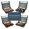 Lloytron E2701BK KitchenPerfected Health Grill And Panini Press - Black