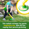 John Deere Power Trimmer Backyard Toy For Real Weed Clipping Ages 18+ month Kids