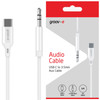 Groov-e GVMA083WE 1m USB-C to 3.5mm Audio Jack Male AUX Cable - White