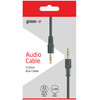 Groov-e GVMA081BK Male to Male 3.5mm AUX Car Audio Cable 1.5m - Black