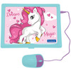 Lexibook JC598UNII1 Unicorn Bilingual Educational Laptop with 124 Activites Game