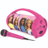 Lexibook BTP585BBZ Barbie Bluetooth Speakers with Lights & Mic - Pink