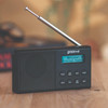 Groov-e GVDR09BK Geneva Recahargeable Stereo DAB/FM Bluetooth Radio