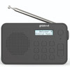 Groov-e GVDR10BK Madrid Recahargeable Stereo DAB/FM Bluetooth Radio