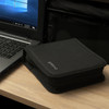 Groov-e GVPC09BK Portable CD/DVD Wallet with 40 Disc Capacity - Black