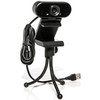 Groov-e GVPC11BK USB 1080P Full HD Webcam with Tripod Mount - Black