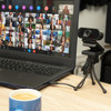 Groov-e GVPC11BK USB 1080P Full HD Webcam with Tripod Mount - Black