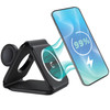 Groov-e GVWC10BK Triton 3-in-1 Foldable Magnetic Wireless Charging Station