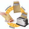 Toastabags 100 Use Toaster Sandwich Bags Pack of 2 - Brown