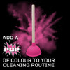 Buffalo POP Rubber Plunger with Powerful Suction Cup For Toilets Sink - Pink