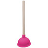 Buffalo POP Rubber Plunger with Powerful Suction Cup For Toilets Sink - Pink