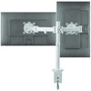 One For All DM2220 Smart Universal Dual Monitor Arm Mount - White