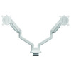 One For All DM4220 Solid Universal Dual Monitor Arm Mount - White