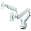 One For All DM4220 Solid Universal Dual Monitor Arm Mount - White