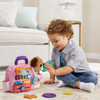 VTech Baby Cutie Puppy Carrier Interactive Role Play Toy with Light-up Buttons