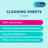 Dr Beckmann Toilet Cleaning 20 Sheets Magic Leaves Ocean Breeze Remove Bad Odour