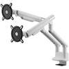One For All DM7210 Design Line Universal Dual Monitor Mount - White