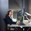 One For All DM7210 Design Line Universal Dual Monitor Mount - White
