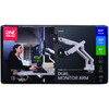 One For All DM7210 Design Line Universal Dual Monitor Mount - White