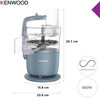 Kenwood FDP22.130GY MultiPro Go Super Compact 1.3L Food Processor - Grey