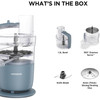 Kenwood FDP22.130GY MultiPro Go Super Compact 1.3L Food Processor - Grey