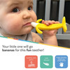 Nuby Banana Soft Silicone Soothing Teether Suitable From 3 Months+ Kids