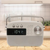 Lloytron N6407WH 2 Band Encore Rechargeable Portable AM/FM Radio USB AUX - Ivory